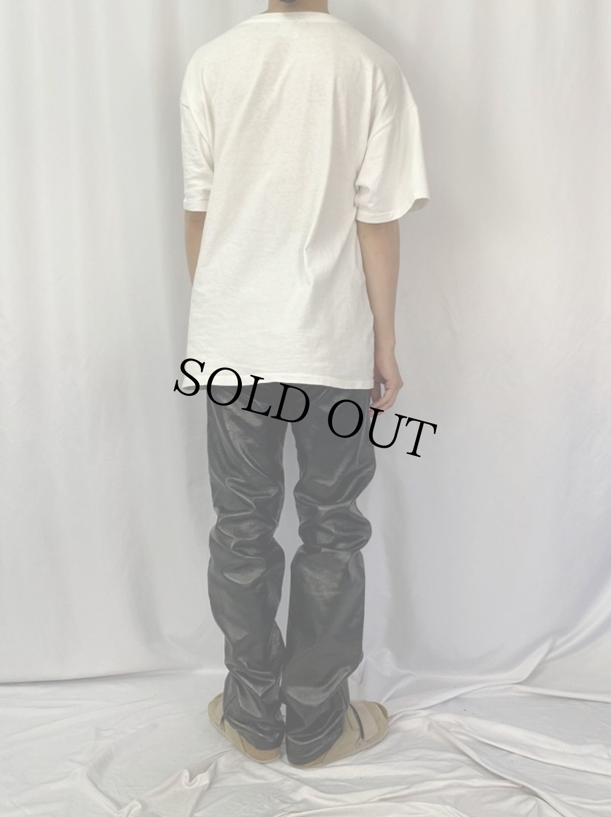 画像4: 90's Wrangler USA製 ラバーコート デニムパンツ W31 (4)