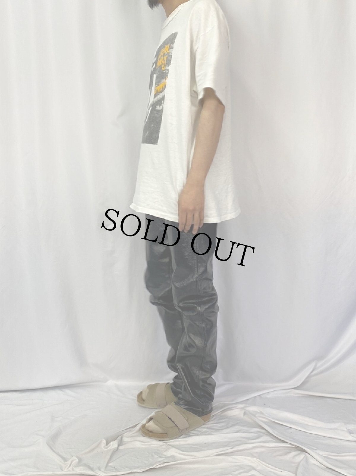 画像3: 90's Wrangler USA製 ラバーコート デニムパンツ W31 (3)