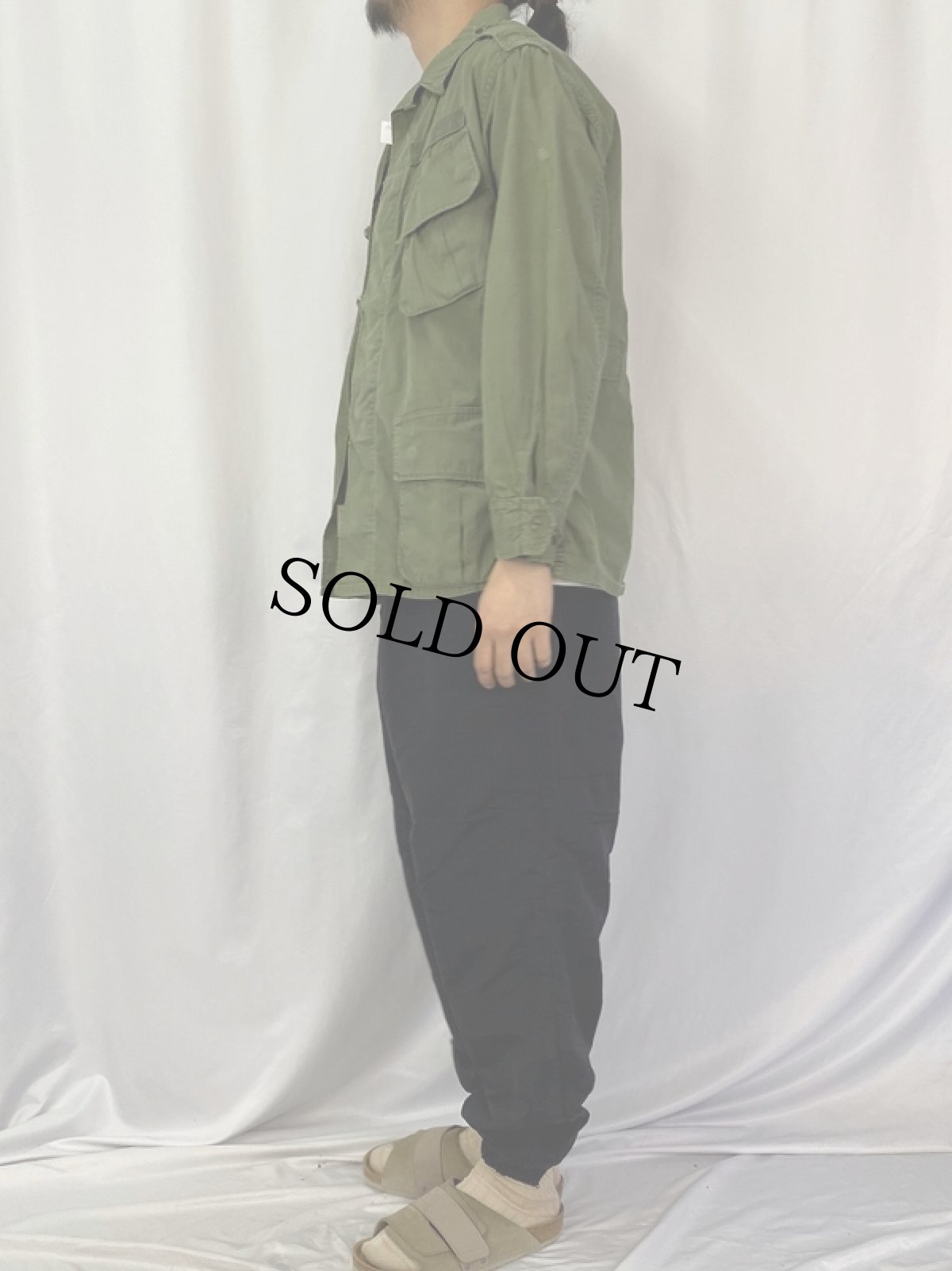 画像3: 60's U.S.ARMY ジャングルファティーグジャケット 2nd SMALL-SHORT (3)