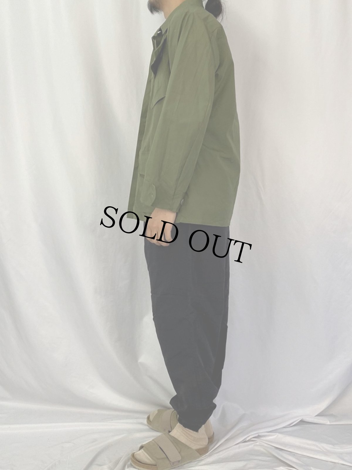 画像3: 70's U.S.ARMY ジャングルファティーグジャケット 4th DEADSTOCK SMALL-SHORT (3)