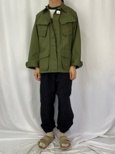 画像2: 70's U.S.ARMY ジャングルファティーグジャケット 4th DEADSTOCK SMALL-SHORT (2)