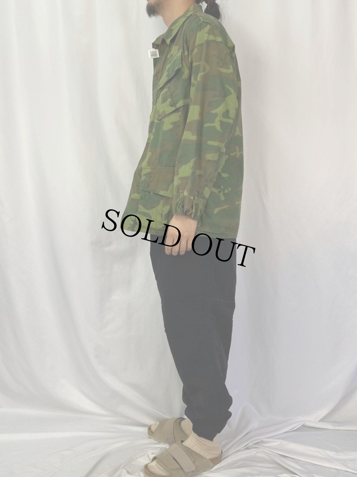 画像3: 60's U.S.ARMY ERDL迷彩 グリーンリーフ ジャングルファティーグジャケット 3rd MEDIUM-REGULAR (3)