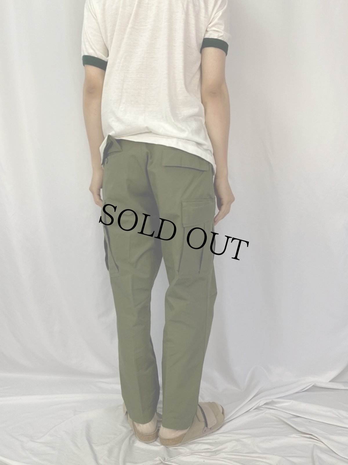 画像4: 60's U.S.ARMY ジャングルファティーグパンツ 5th DEADSTOCK MEDIUM-REGULAR (4)