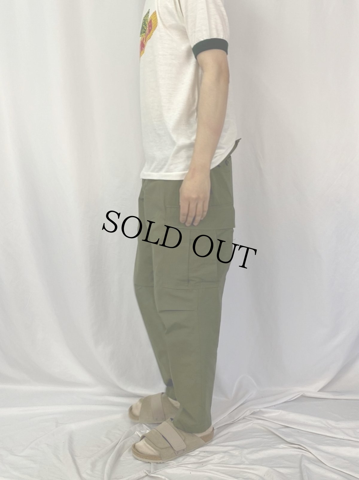 画像3: 60's U.S.ARMY ジャングルファティーグパンツ 5th DEADSTOCK MEDIUM-REGULAR (3)