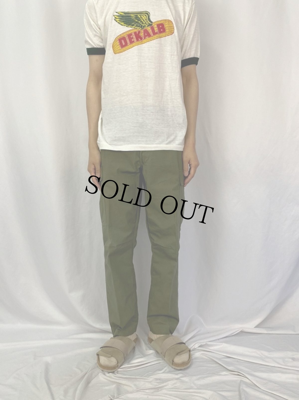 画像2: 60's U.S.ARMY ジャングルファティーグパンツ 5th DEADSTOCK MEDIUM-REGULAR (2)