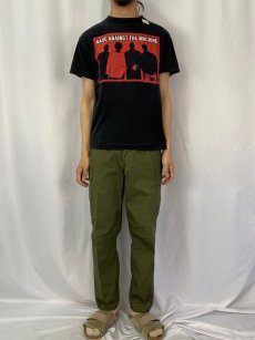 画像2: 90's Rage Against the Machine ロックバンドプリントTシャツ M (2)