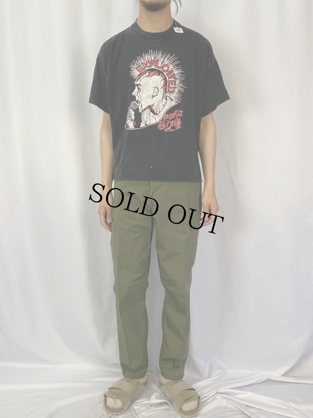 画像2: 90's EXPLOITED "PUNKS NOT DEAD" ハードコアパンクバンドTシャツ XL (2)