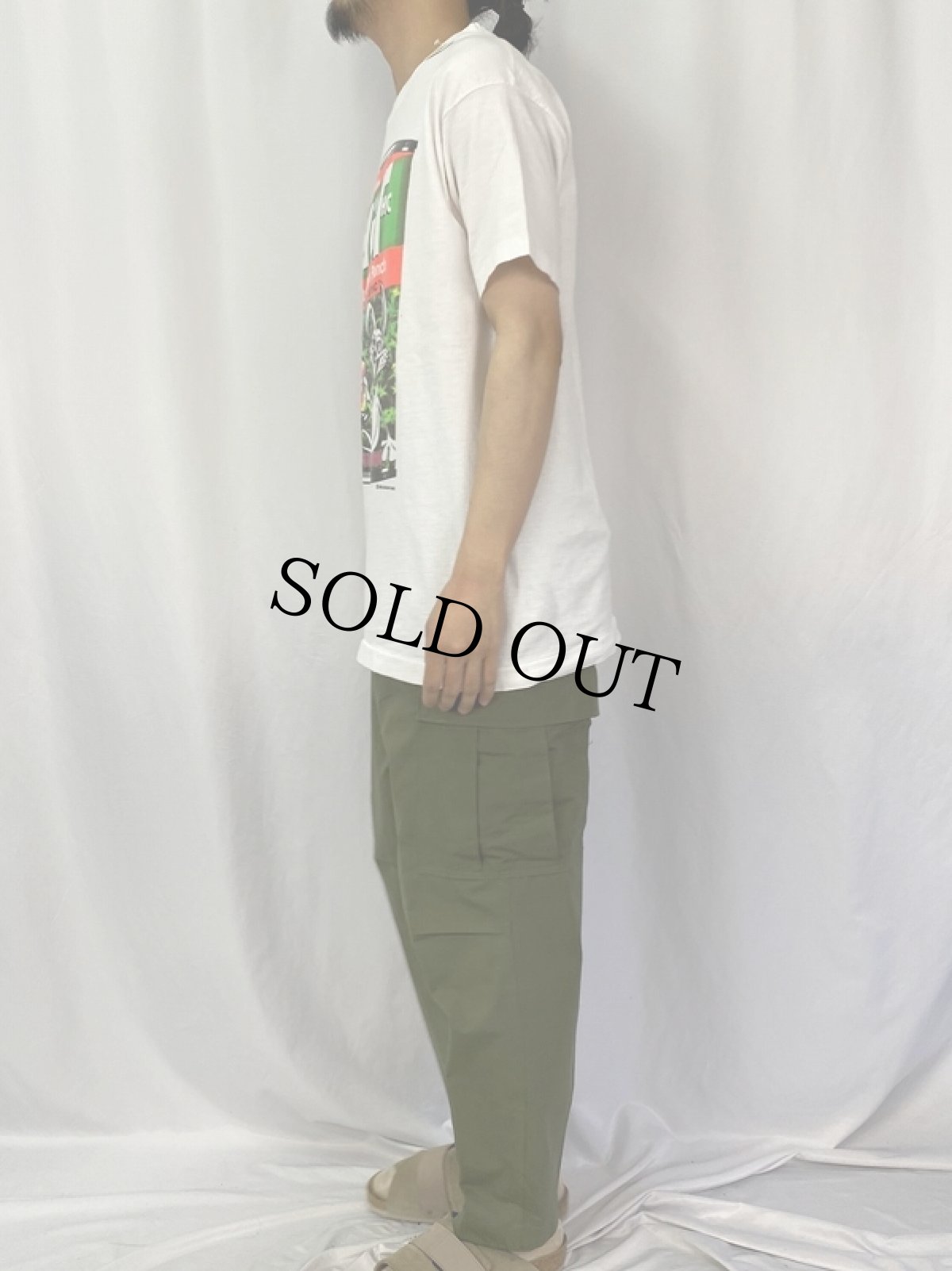 画像3: 90's DOG EAT DOG USA製 "HIGH-THC" ガンジャプリントTシャツ L (3)