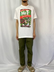 画像2: 90's DOG EAT DOG USA製 "HIGH-THC" ガンジャプリントTシャツ L (2)