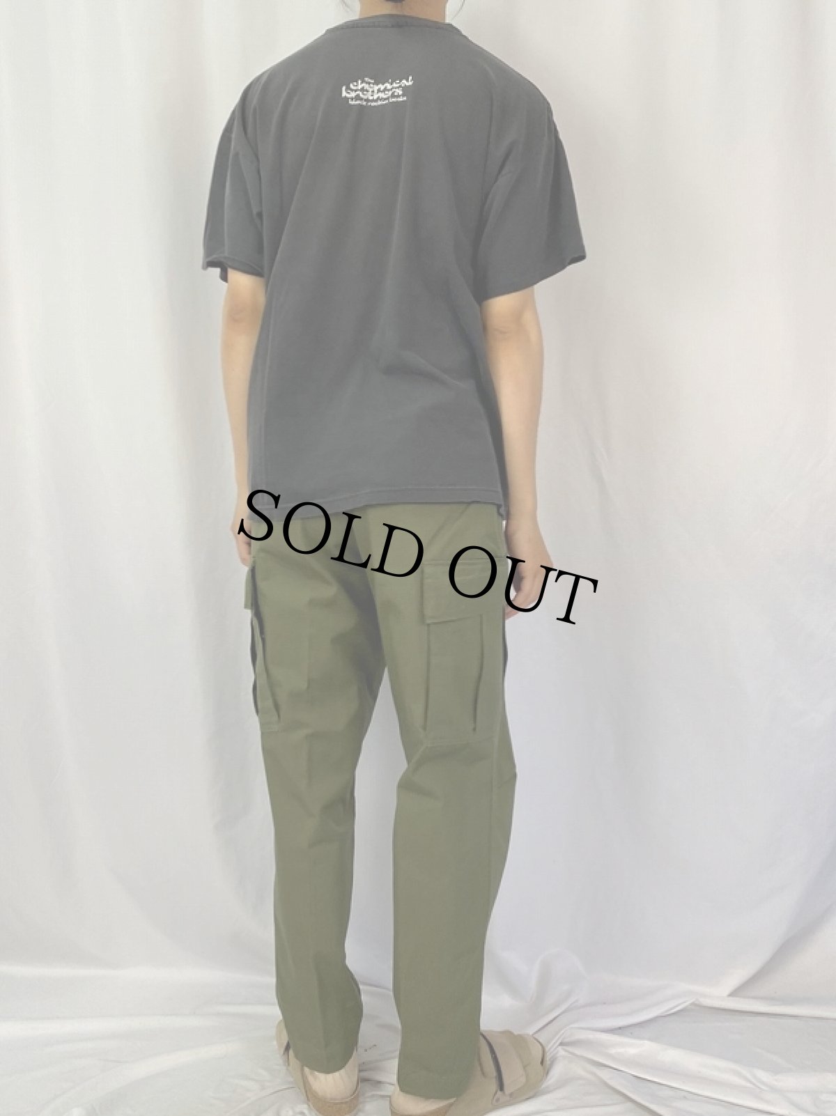 画像4: 90's The Chemical Brothers "Block Rockin' Beats" ダンスミュージックユニット プリントTシャツ BLACK (4)