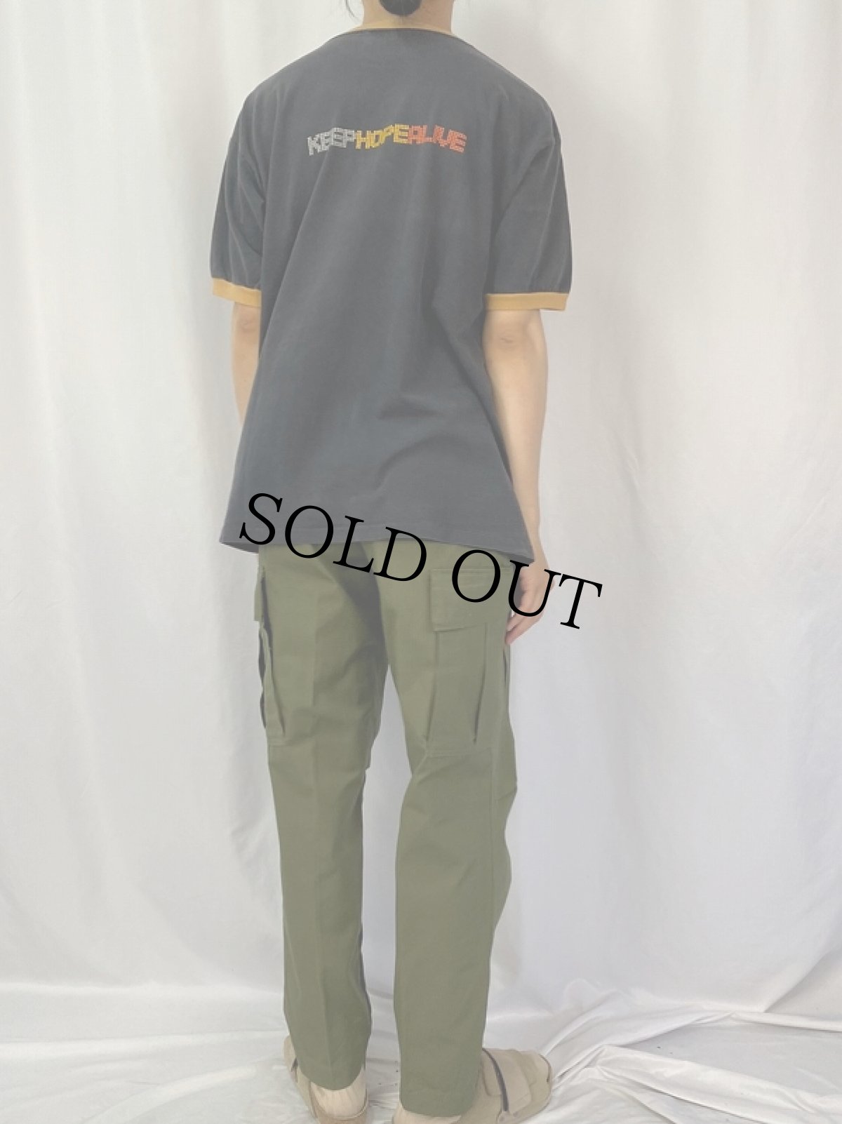 画像4: 90's The Crystal Method USA製 "Keep Hope Alive" エレクトロバンドリンガーTシャツ XL (4)