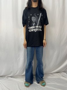 画像2: 【SALE】 "OBI-WAN GINOBILI" パロディTシャツ XL (2)