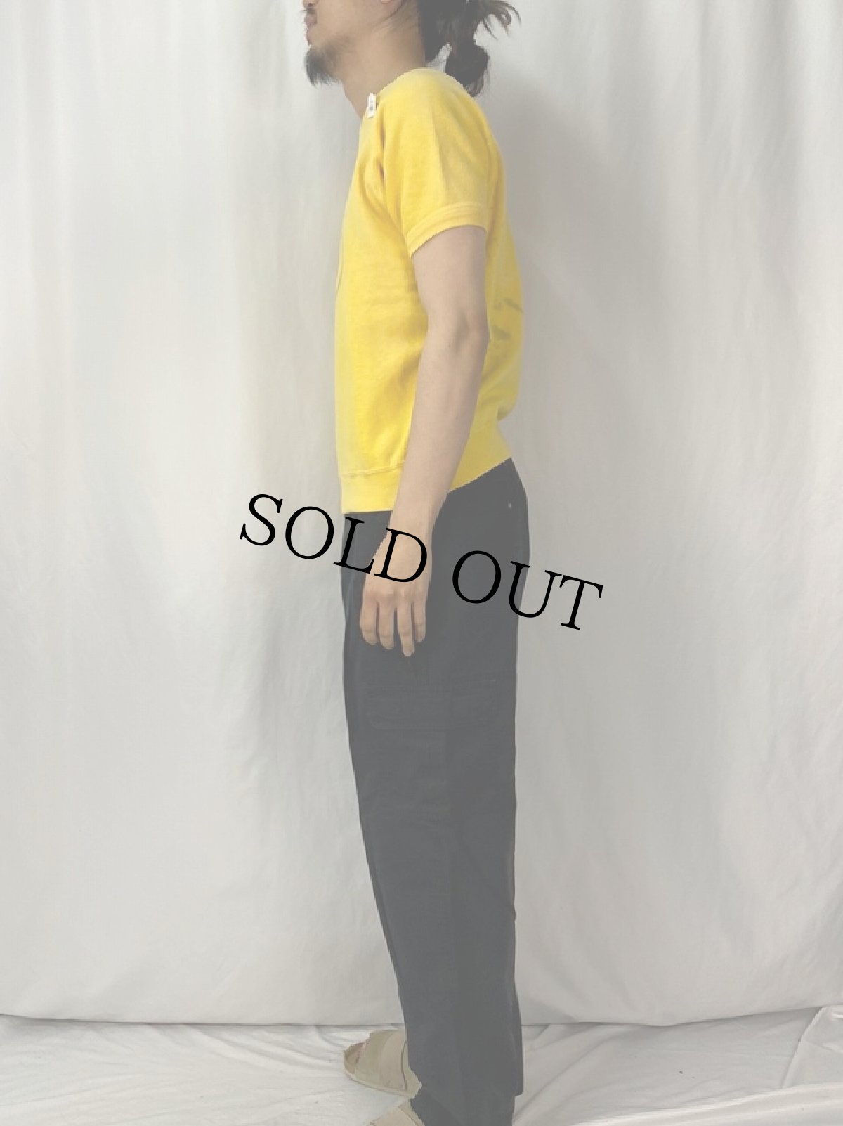 画像3: 〜60's "U.S.MARNE CORPS" 染み込みプリント ラグラン半袖スウェット (3)