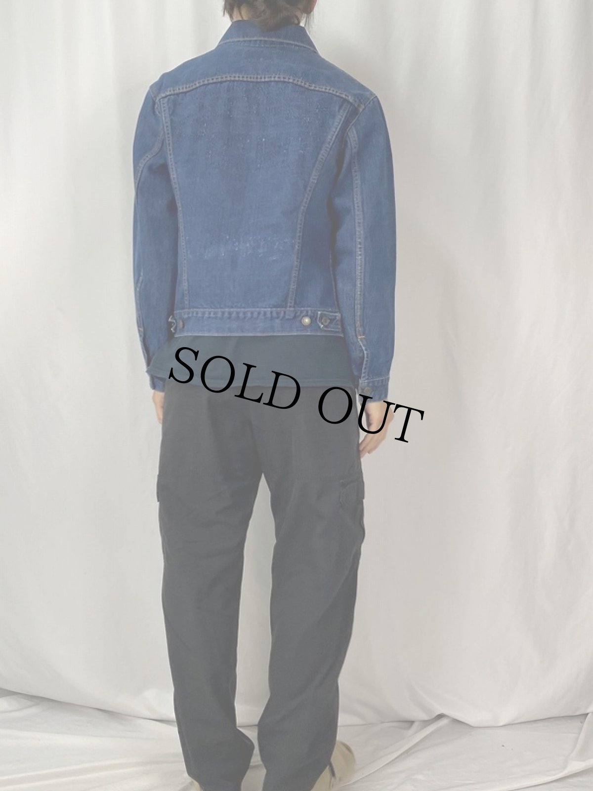 画像4: 60〜70's LEVI'S 70505 SMALL E 最終モデル USA製 デニムジャケット SIZE42 (4)