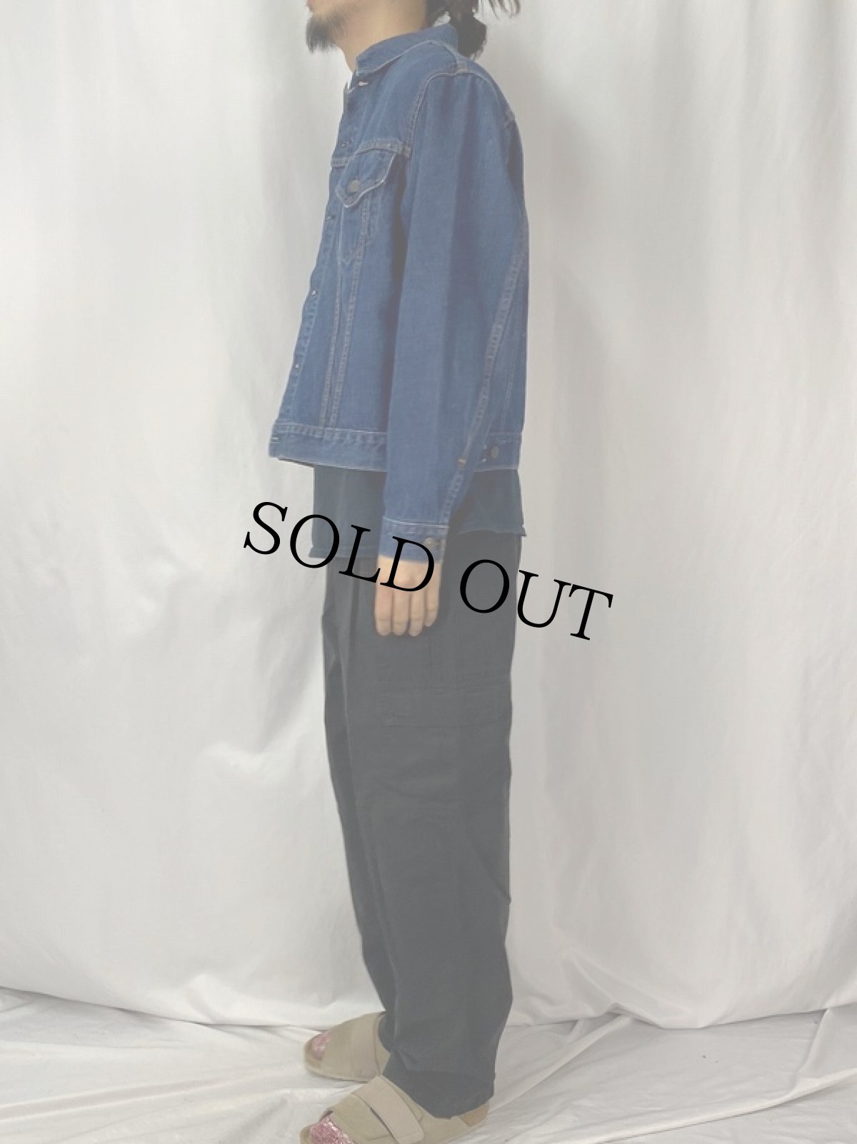 画像3: 60〜70's LEVI'S 70505 SMALL E 最終モデル USA製 デニムジャケット SIZE42 (3)