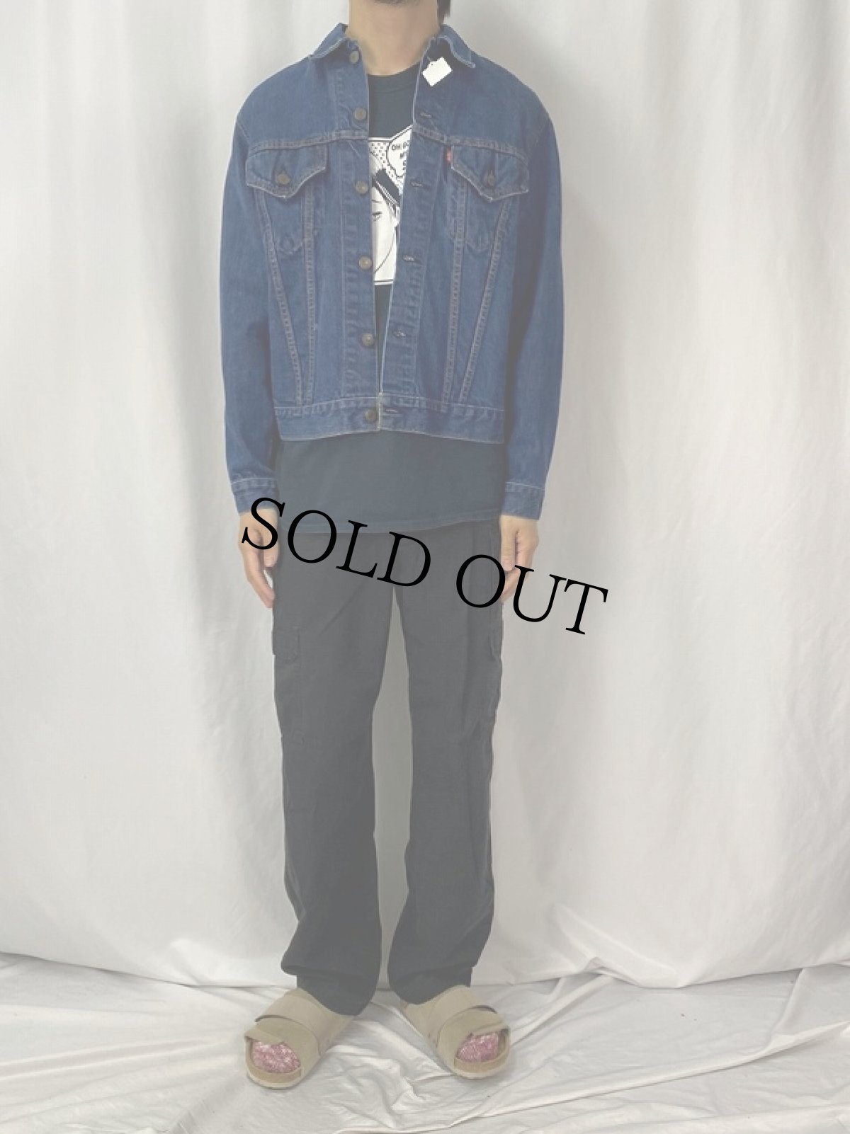 画像2: 60〜70's LEVI'S 70505 SMALL E 最終モデル USA製 デニムジャケット SIZE42 (2)