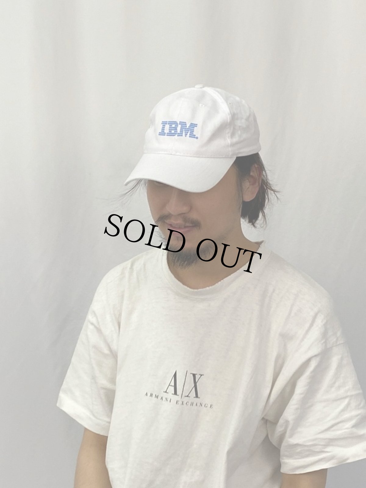 画像2: IBM 企業ロゴ刺繍キャップ (2)