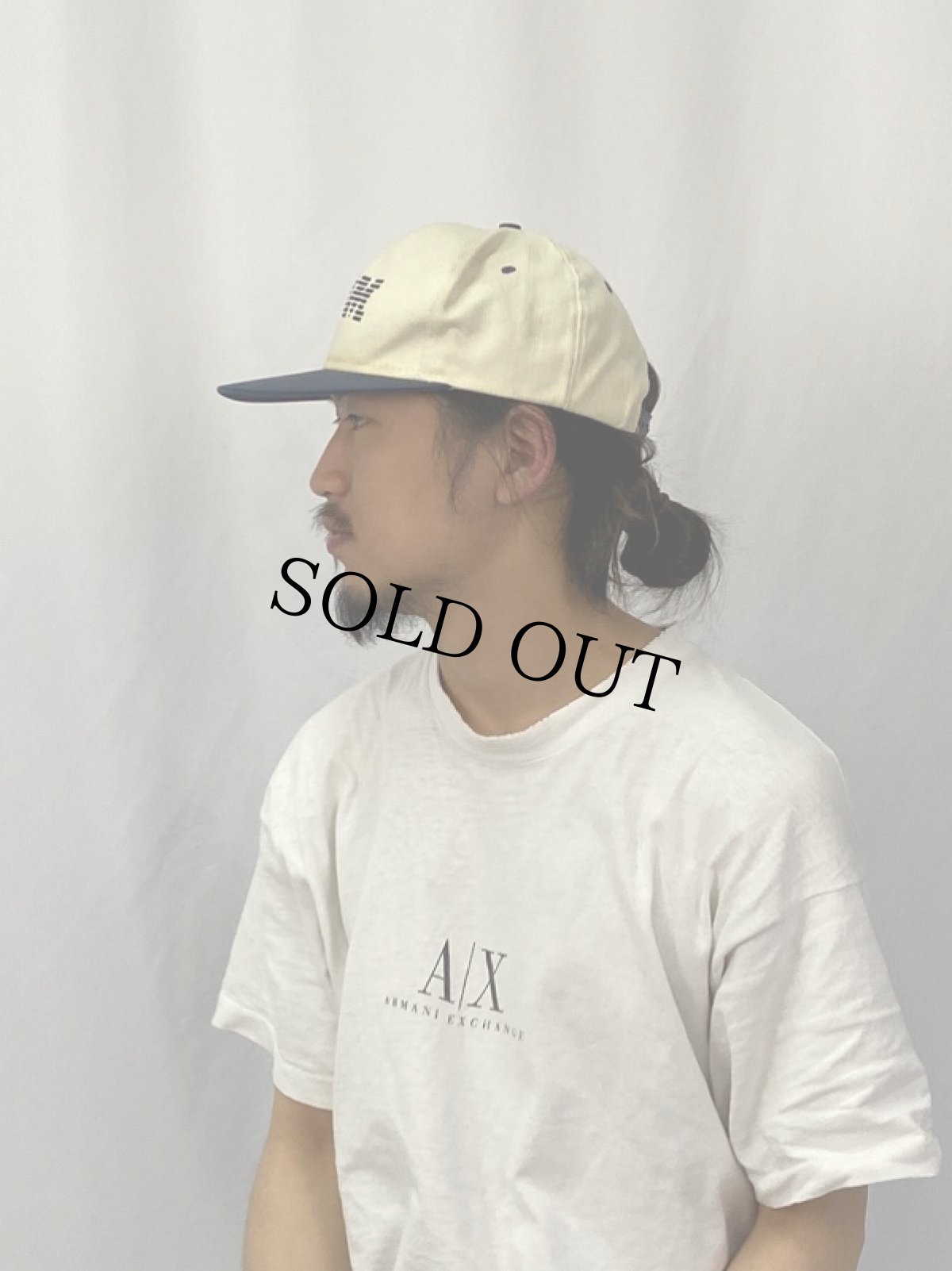 画像3: 90's IBM USA製 企業ロゴ ヘリンボーン織 スナップバックキャップ (3)