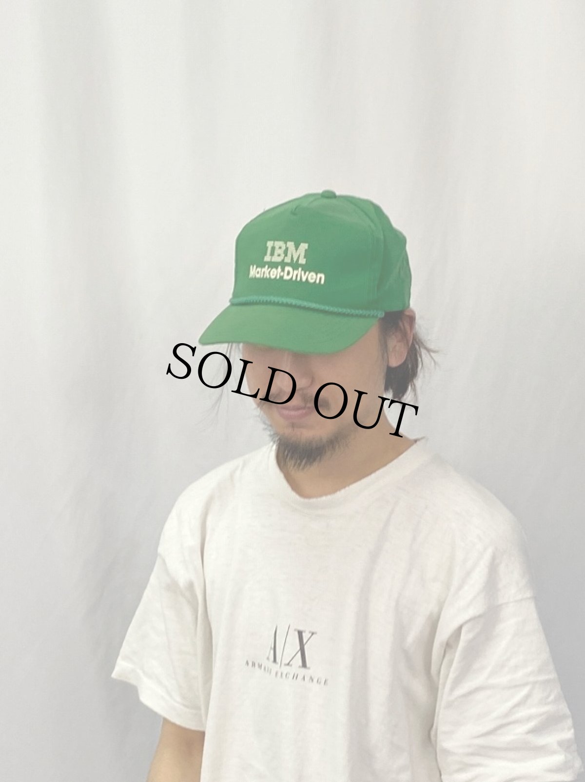 画像2: 90's IBM 企業ロゴ スナップバックキャップ  (2)