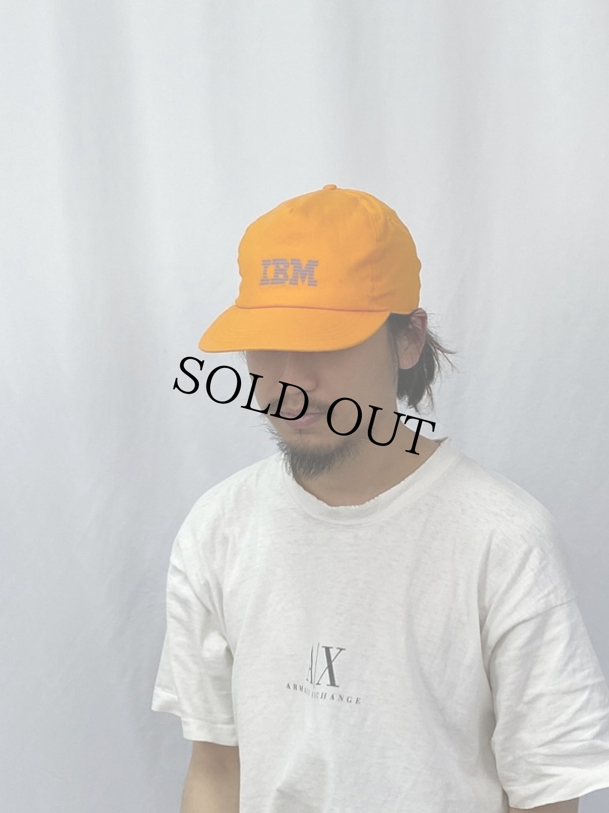 画像2: 90's IBM 企業ロゴ スナップバックキャップ  (2)