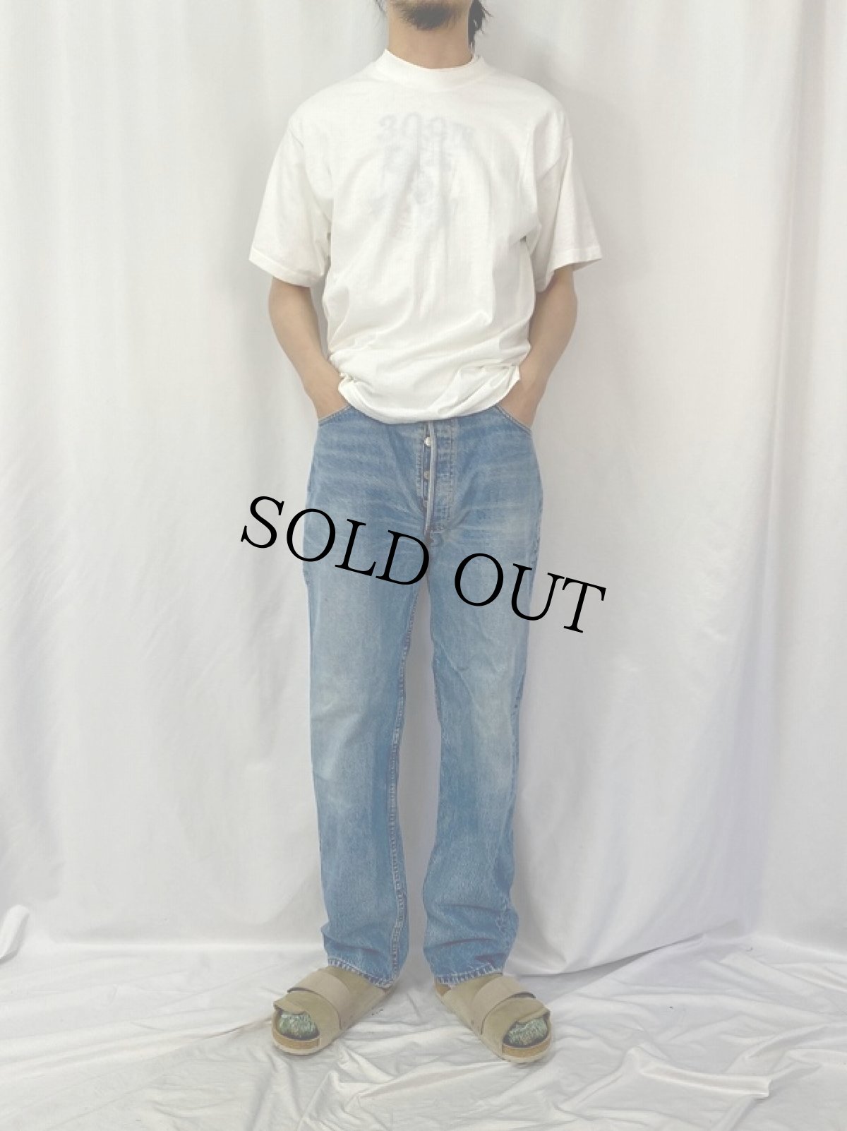 画像2: 80's Levi's 501 USA製 デニムパンツ W35 (2)