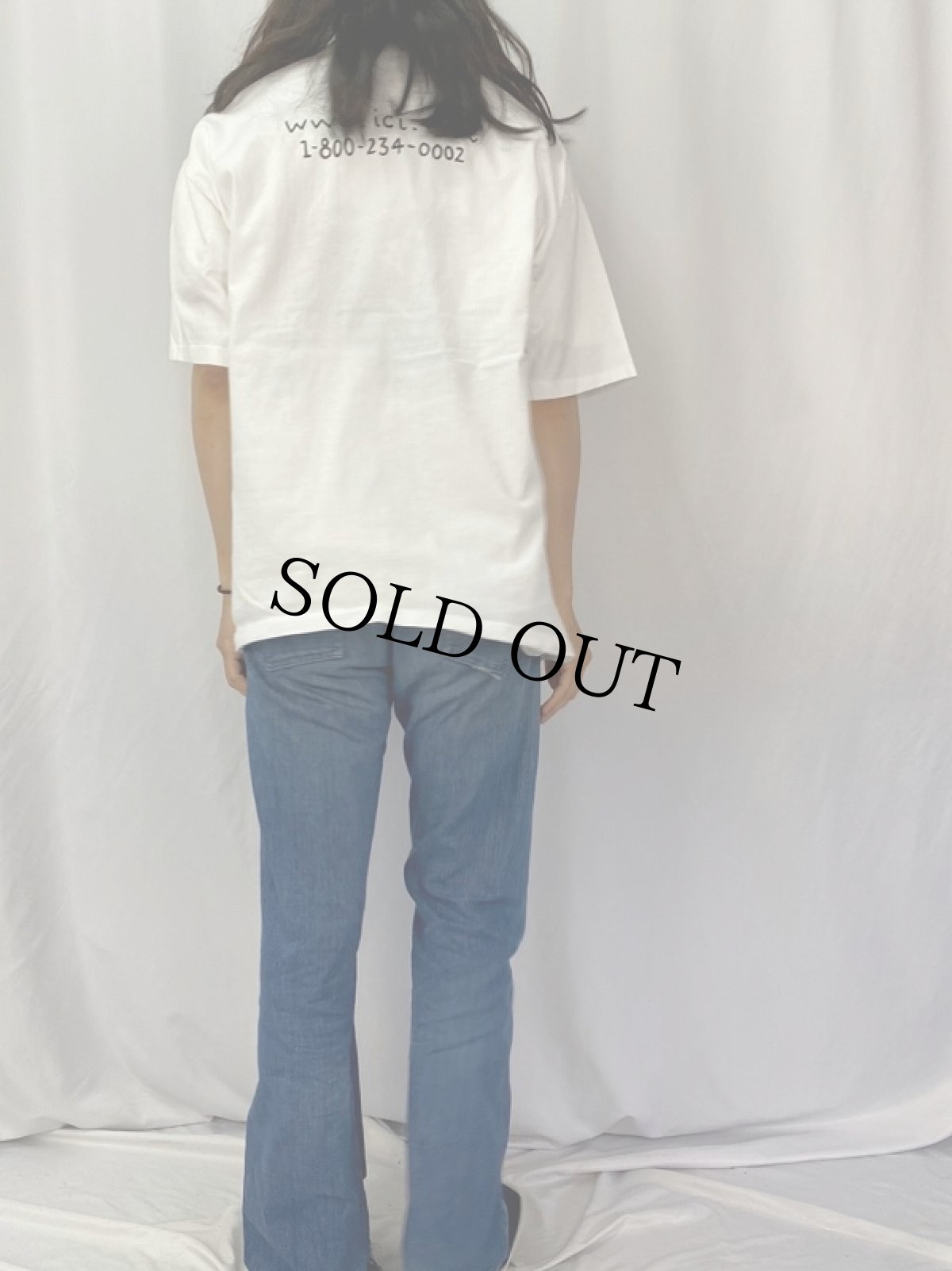 画像4: 90's USA製 "internet connection" 企業プリントTシャツ XL (4)