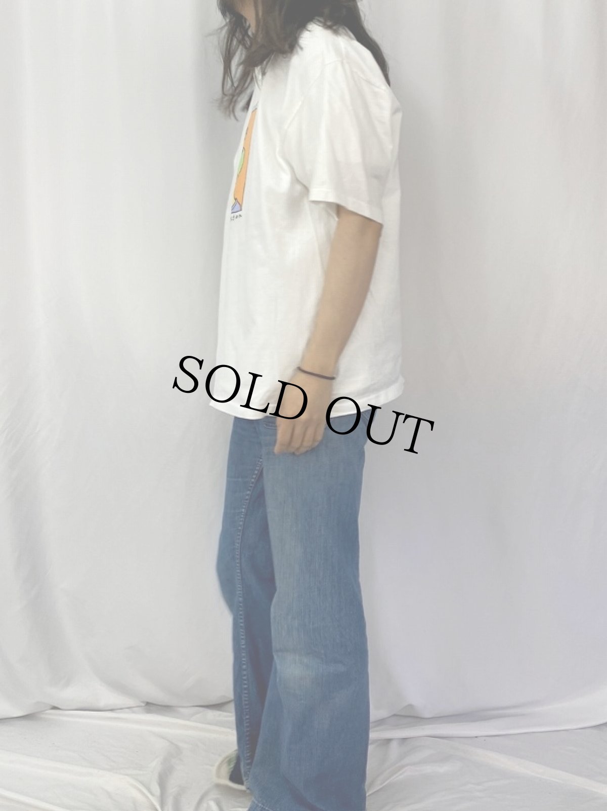 画像3: 90's USA製 "internet connection" 企業プリントTシャツ XL (3)