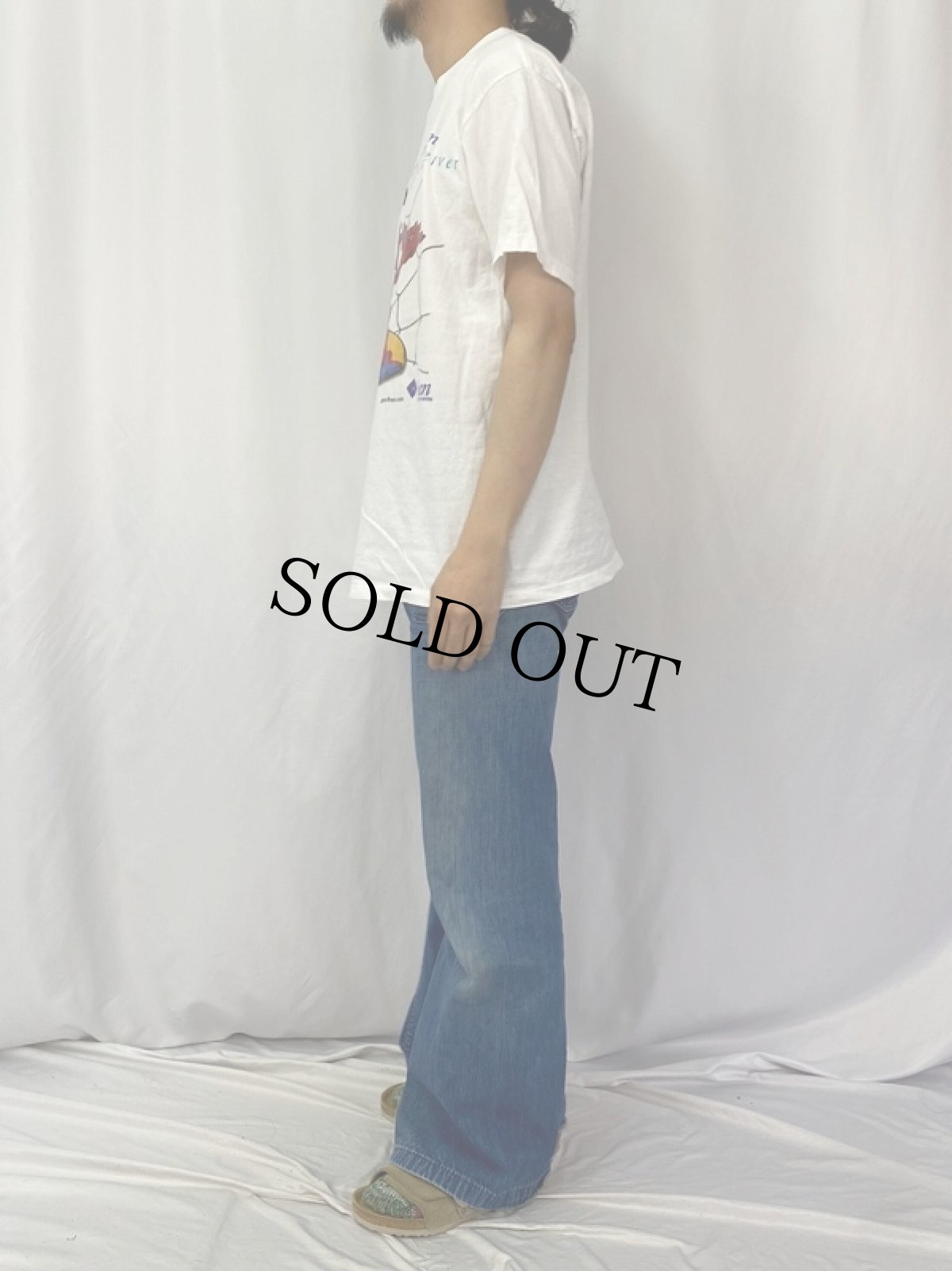 画像3: 90's Sun microsystems USA製 キャラクタープリント 企業Tシャツ L (3)