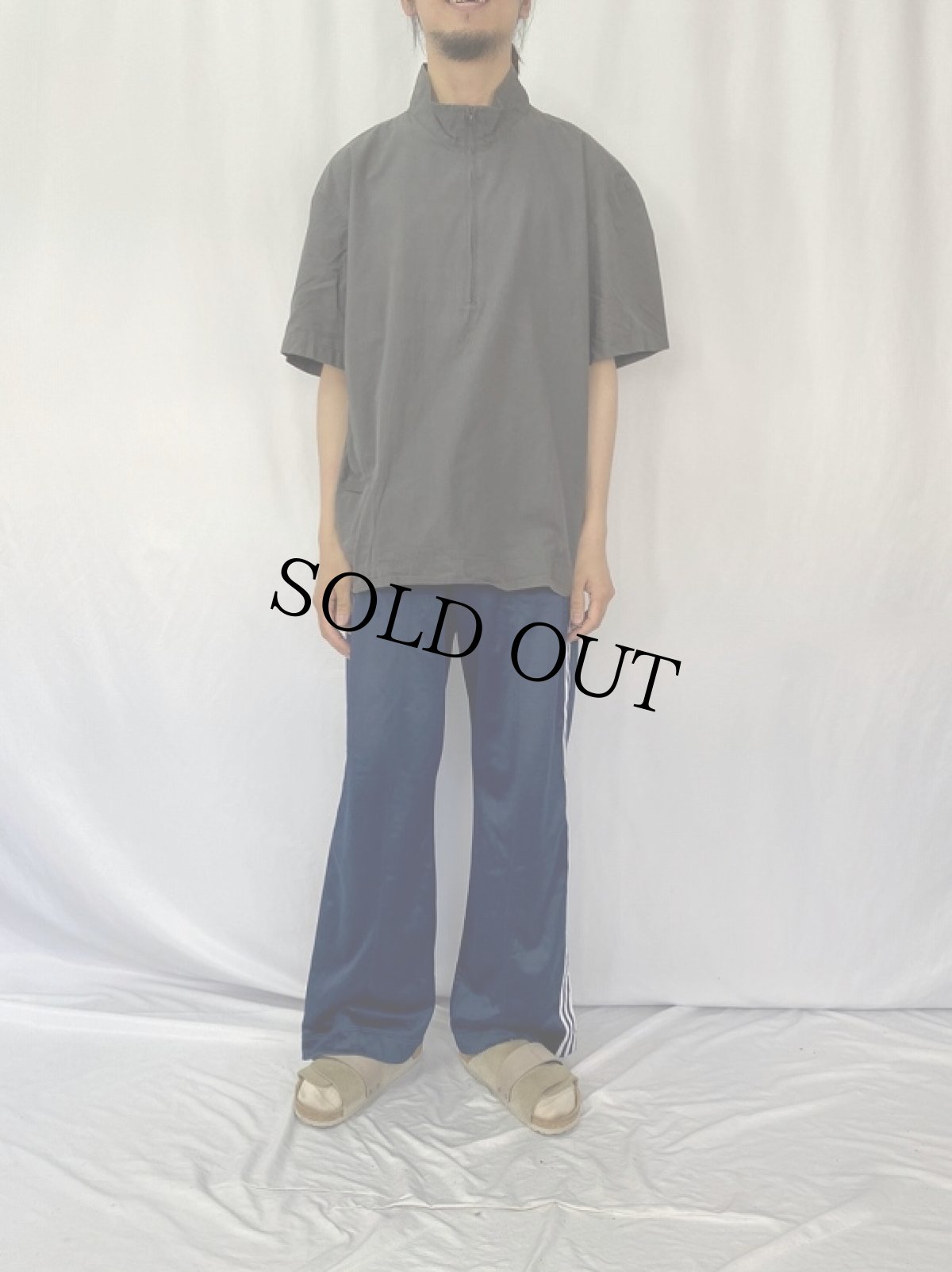 画像2: SLANT ハーフジップ プルオーバーシャツ XL (2)