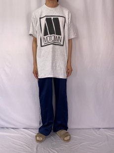 画像2: 90's MOTOWN MUSEUM レコードレーベル ロゴプリントTシャツ XL (2)