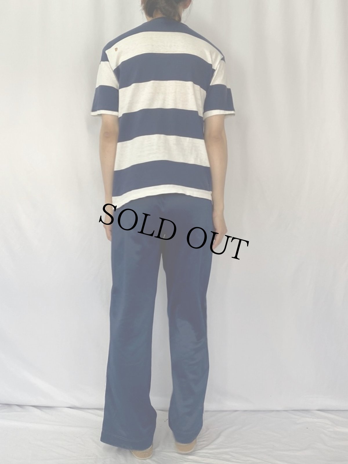 画像4: 80〜90's ボーダー柄 Tシャツ (4)