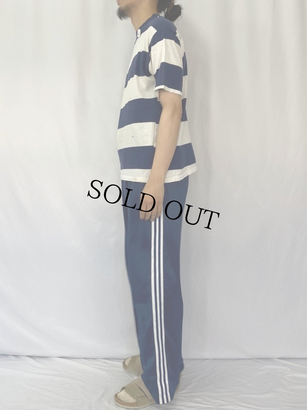 画像3: 80〜90's ボーダー柄 Tシャツ (3)