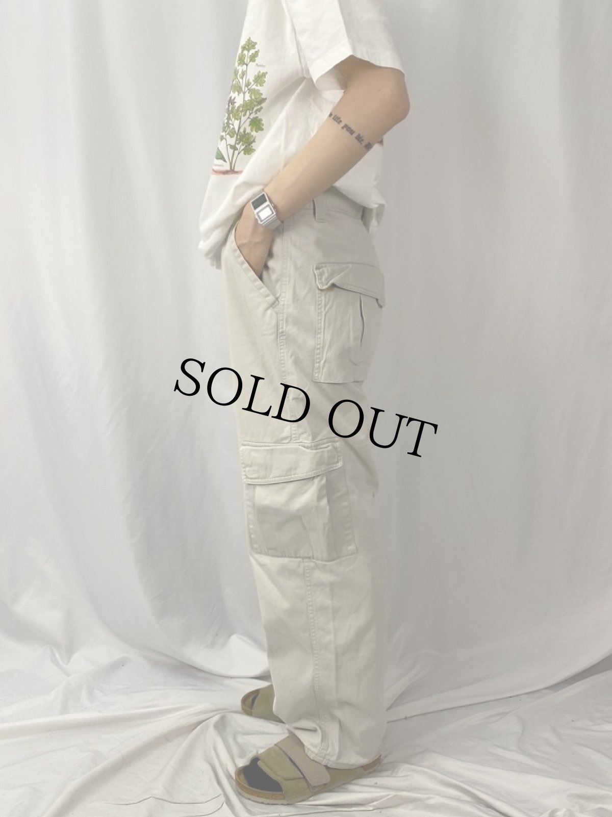 画像3: 2000's Levi's SILVERTAB コットンカーゴパンツ W34 (3)