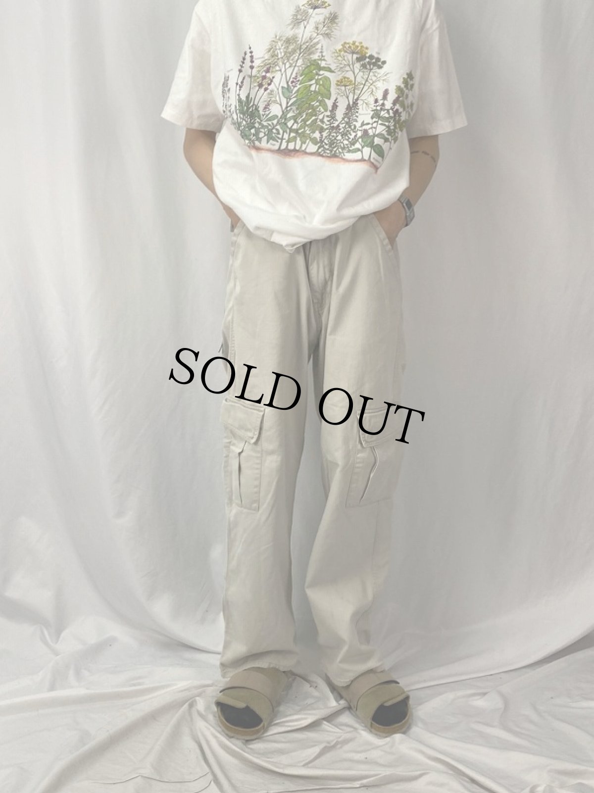 画像2: 2000's Levi's SILVERTAB コットンカーゴパンツ W34 (2)