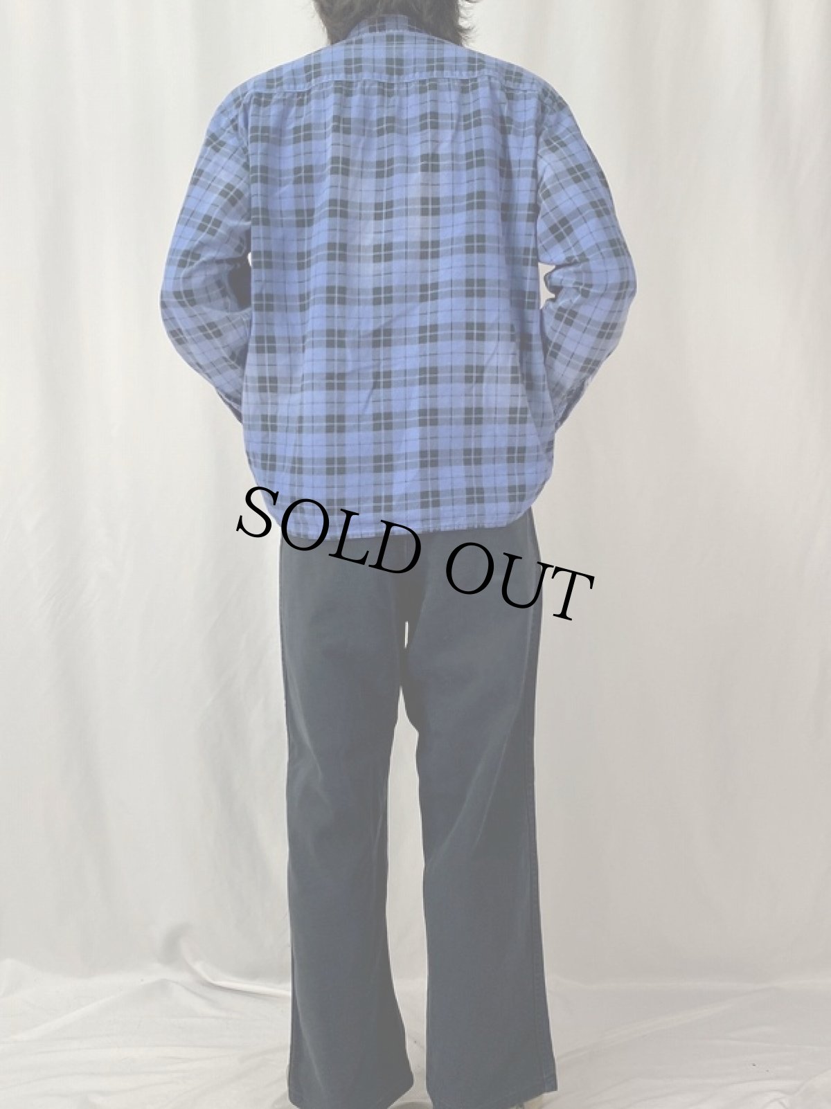 画像4: チェック柄 プリントネルシャツ  (4)