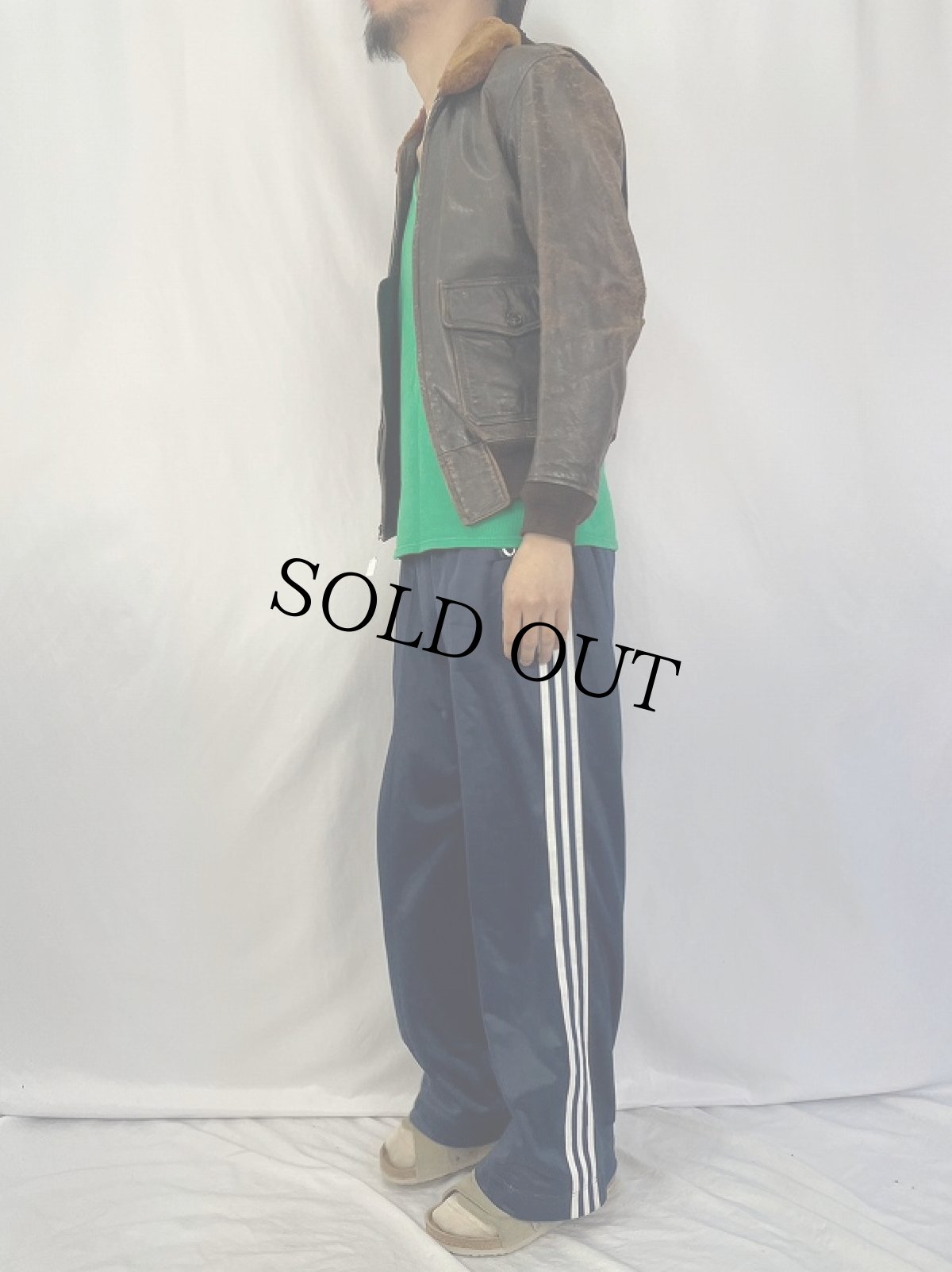 画像3: 50's U.S.NAVY G-1 フライトジャケット (3)