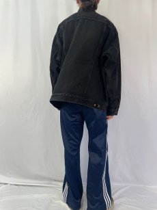 画像4: 90's Levi's 70507-4519 USA製 ブラックデニムジャケット XXL (4)