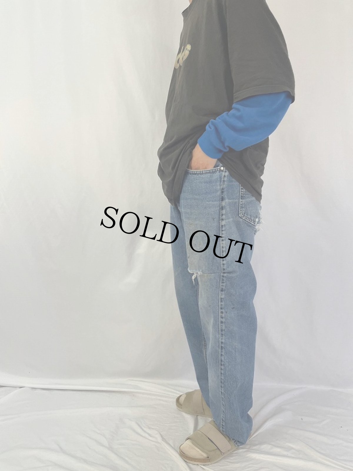 画像3: 90's Levi's SILVER TAB USA製 "BAGGY" デニムパンツ W35 (3)