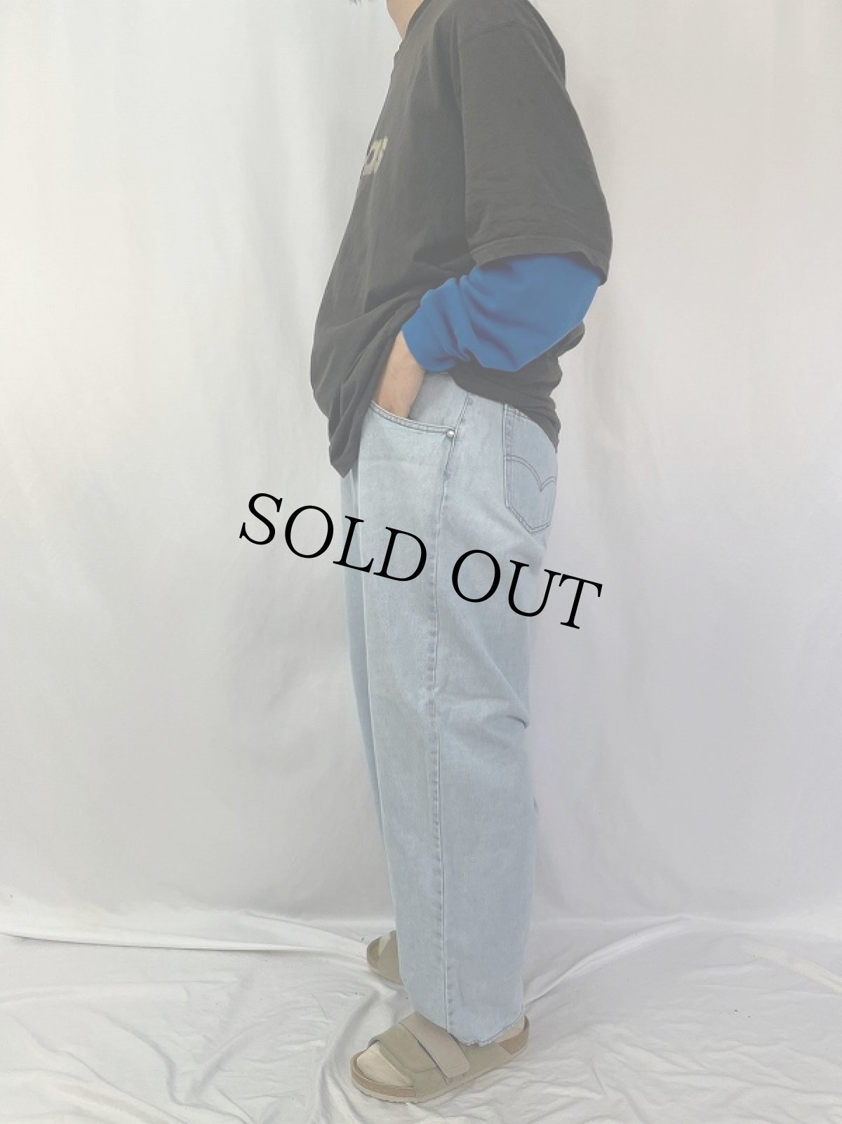 画像3: 90's Levi's SILVER TAB USA製 "BAGGY" デニムパンツ W38 (3)