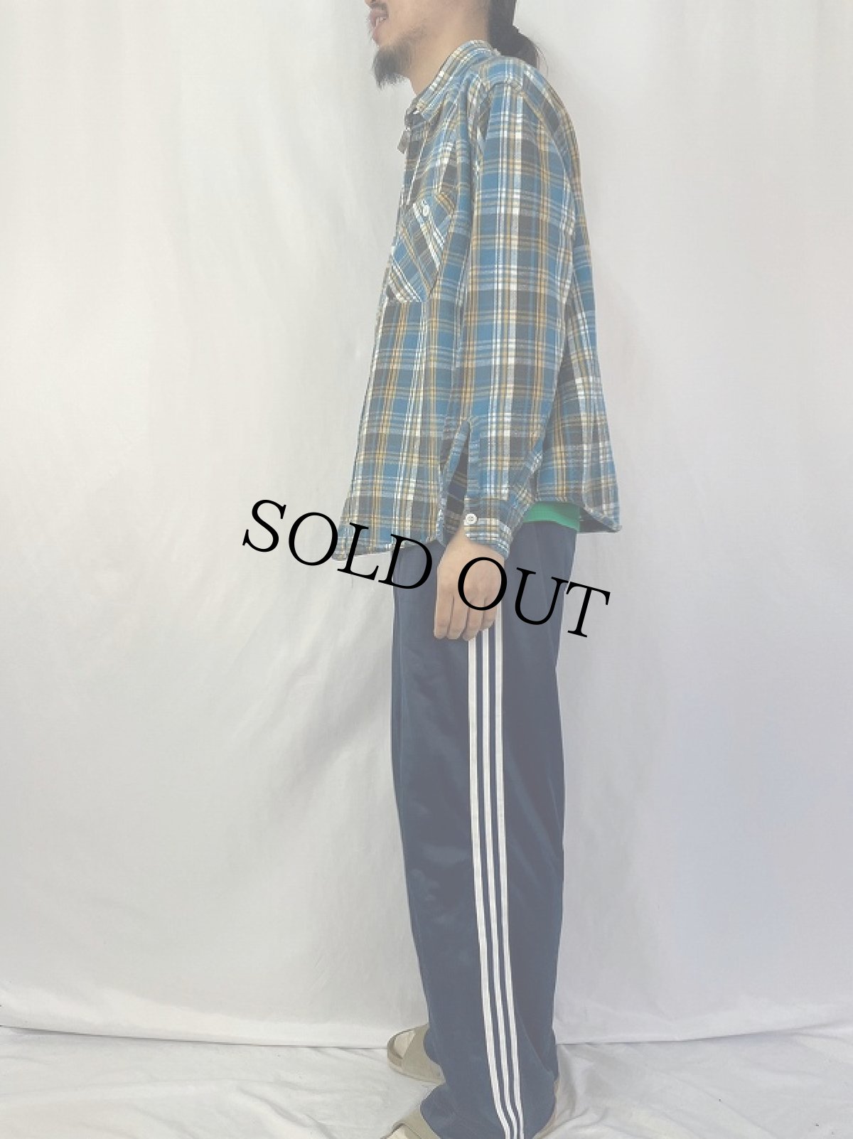 画像3: 60's Winter king チェック柄 ヘビーネルシャツ (3)