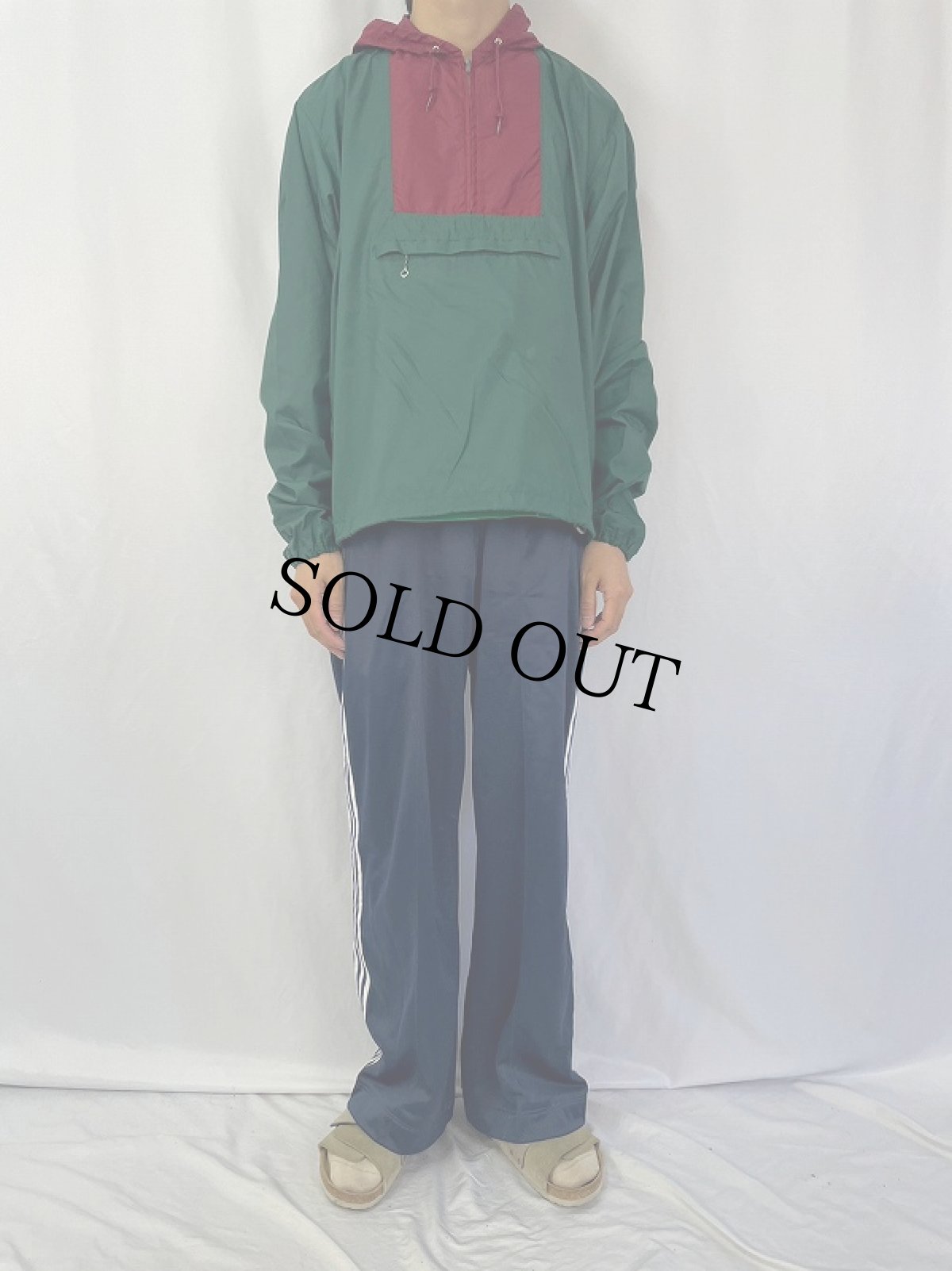 画像2: 60's McGREGOR USA製 2トーン ナイロンアノラックパーカー L (2)