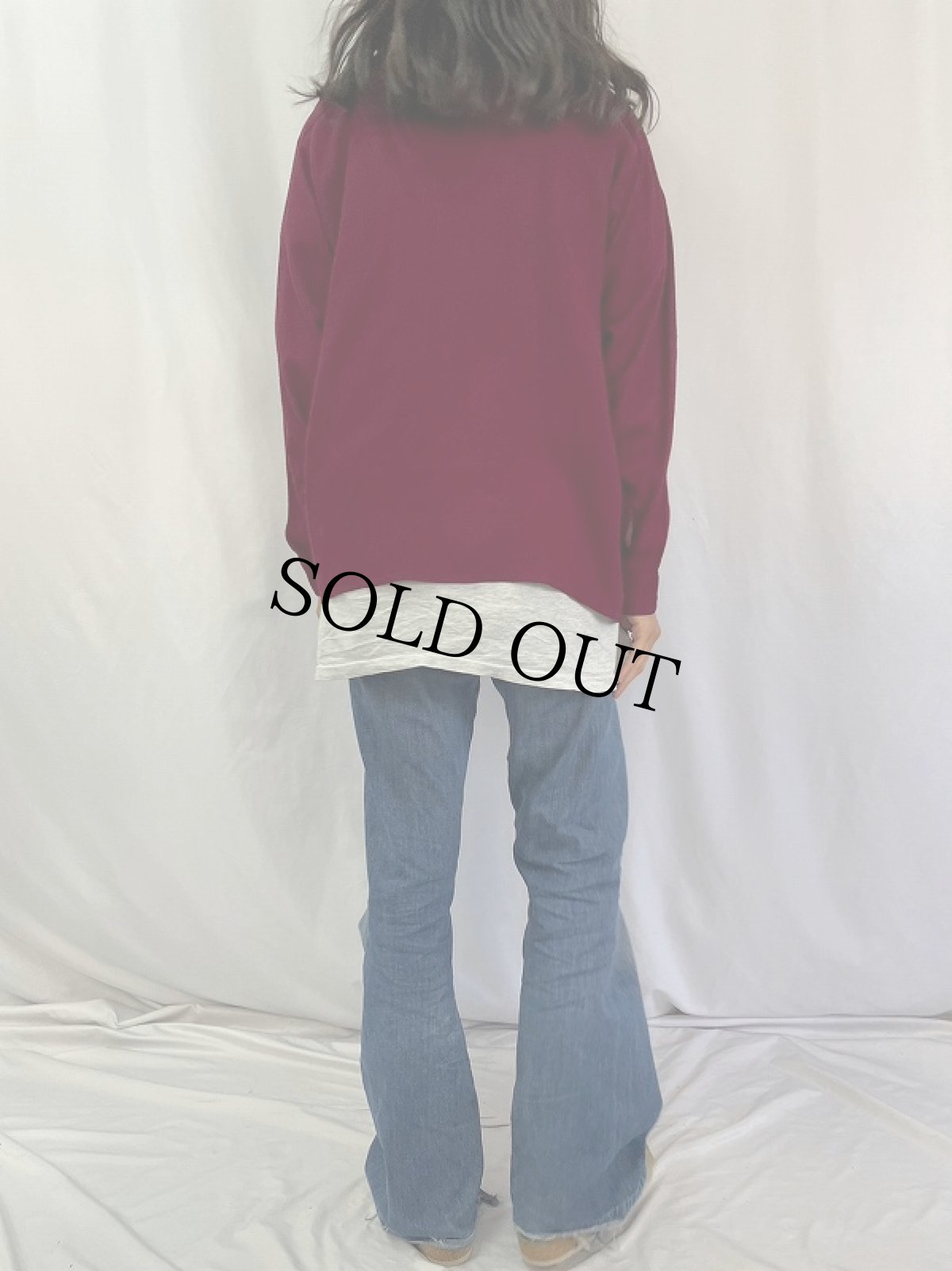 画像4: 60's Countrey 2PLY コットンシャツ XL (4)