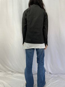 画像4: 50〜60's Elegant ダブルカフス オープンカラーコットンシャツ (4)