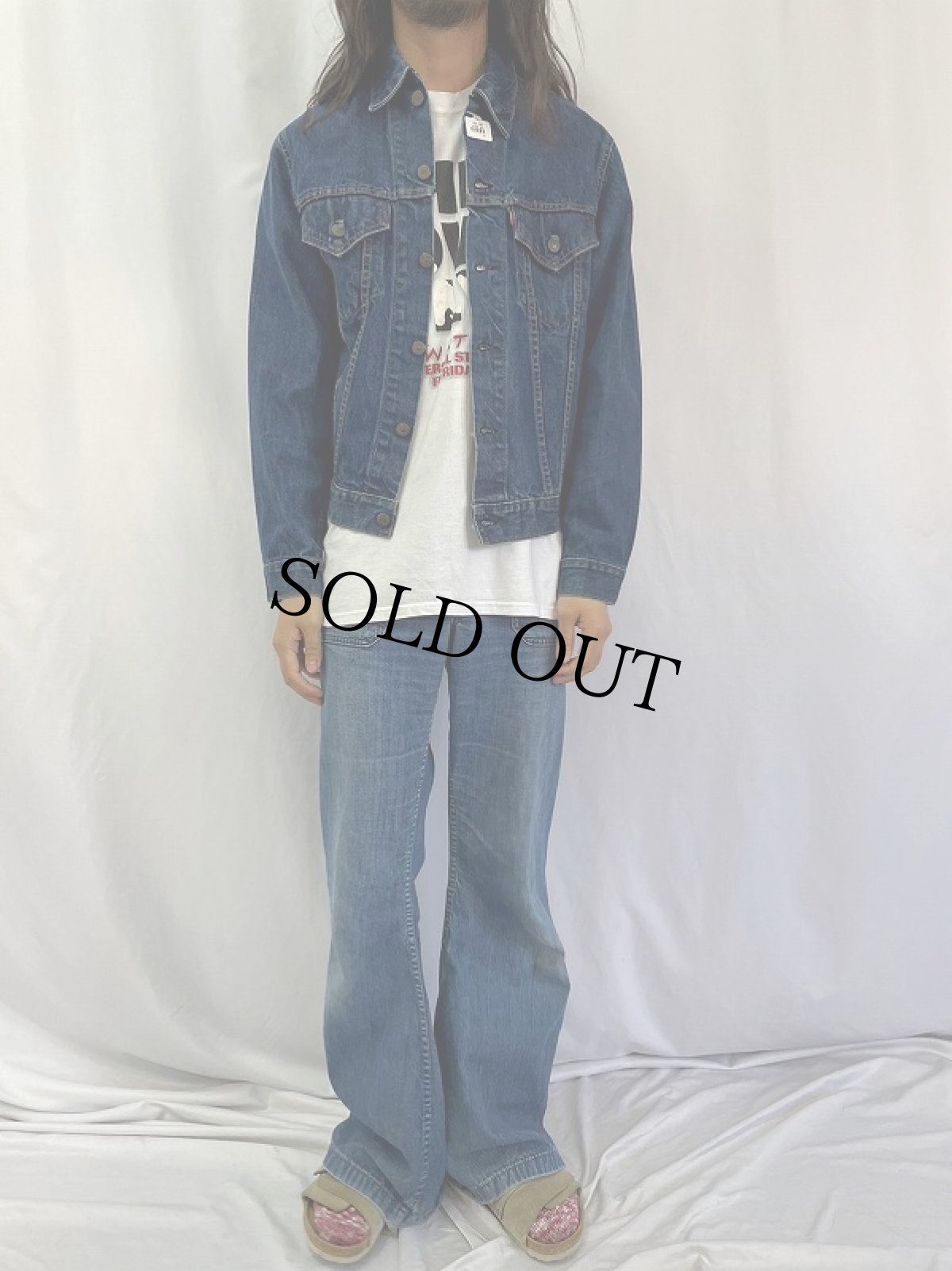 画像2: 60〜70's LEVI'S 70505 BIGE 最終モデル USA製 デニムジャケット (2)