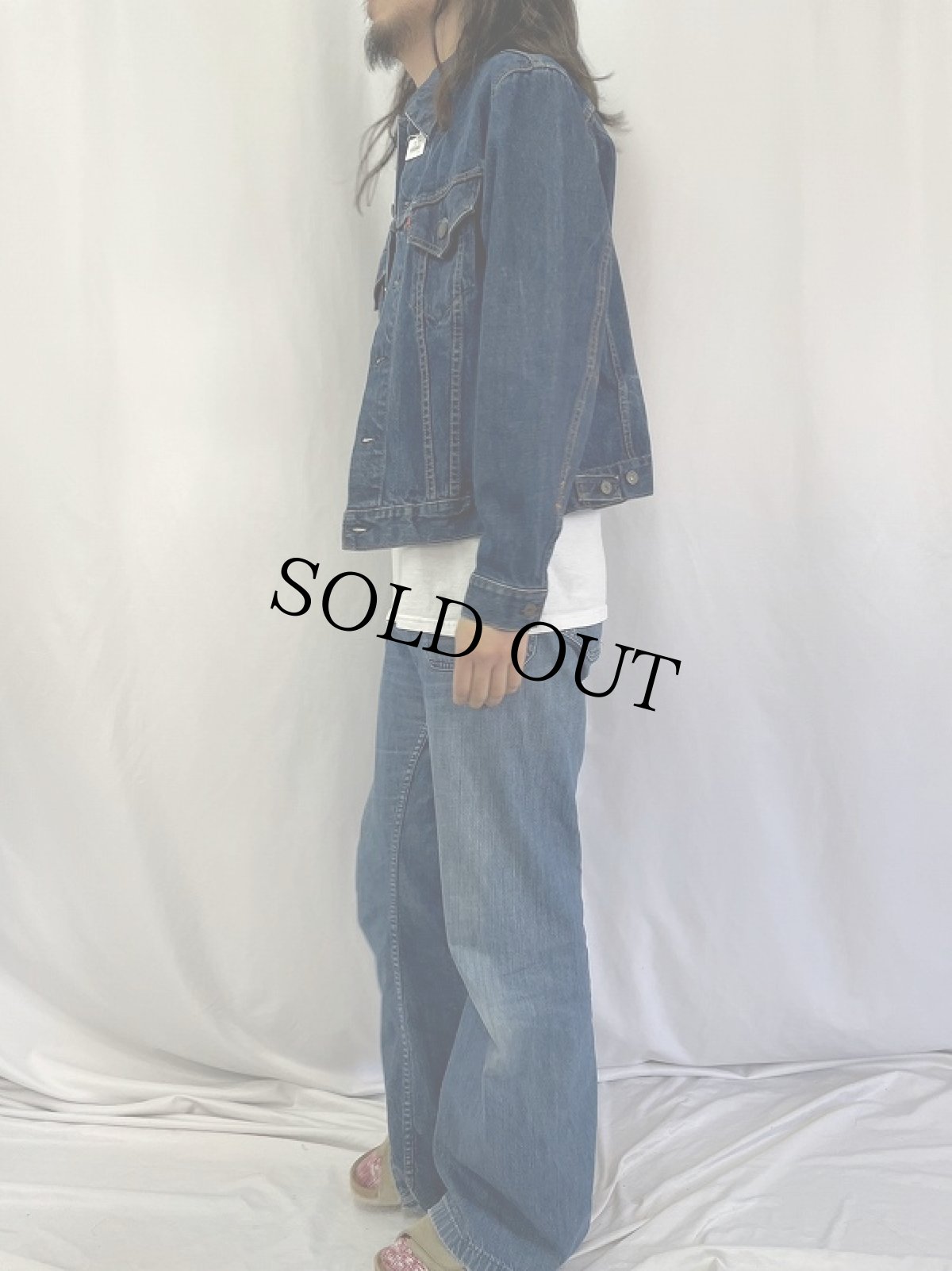 画像3: 60〜70's LEVI'S 70505 BIGE 最終モデル USA製 デニムジャケット (3)