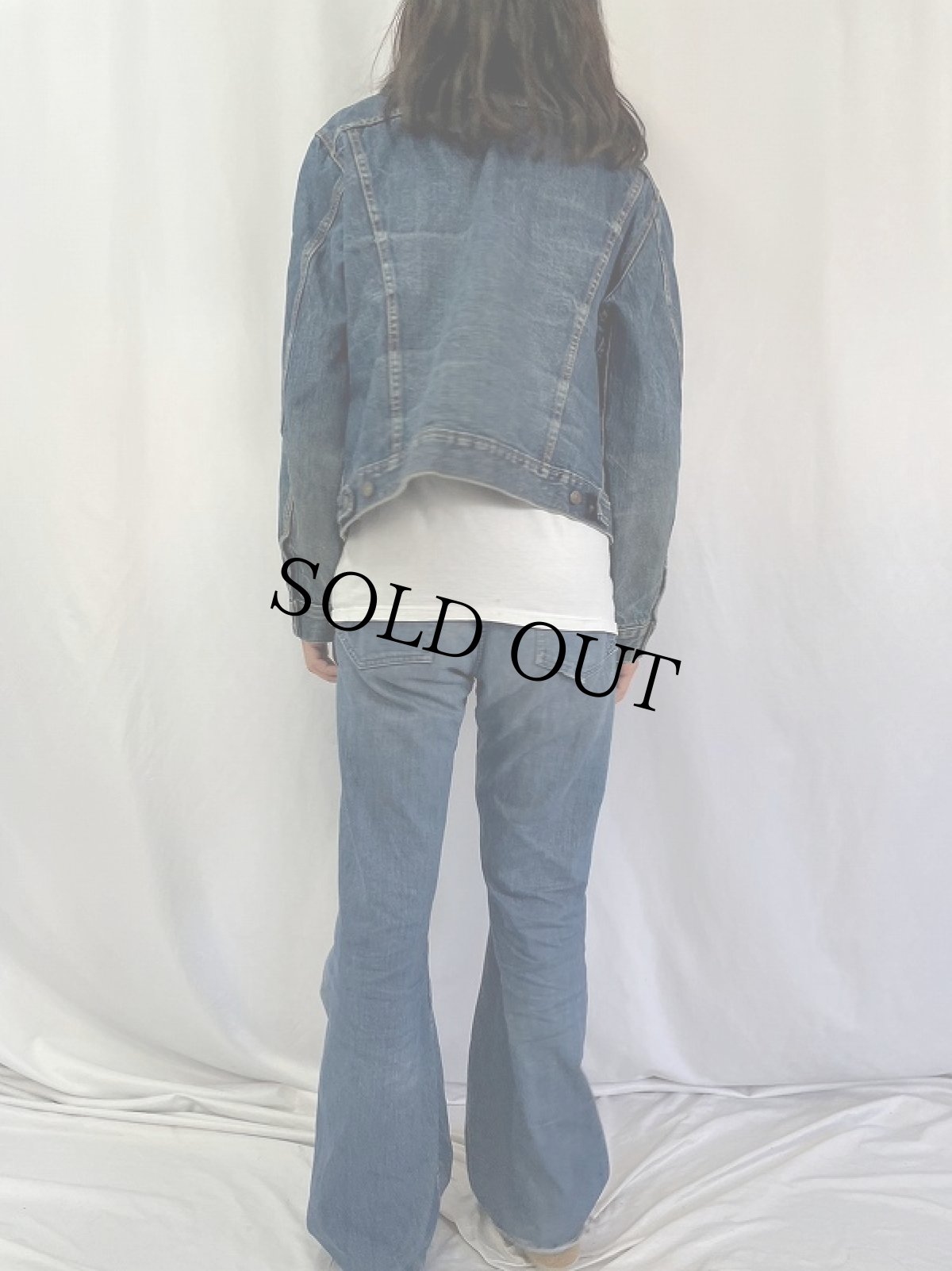 画像4: 60〜70's LEVI'S 70505 BIGE 最終モデル USA製 デニムジャケット (4)