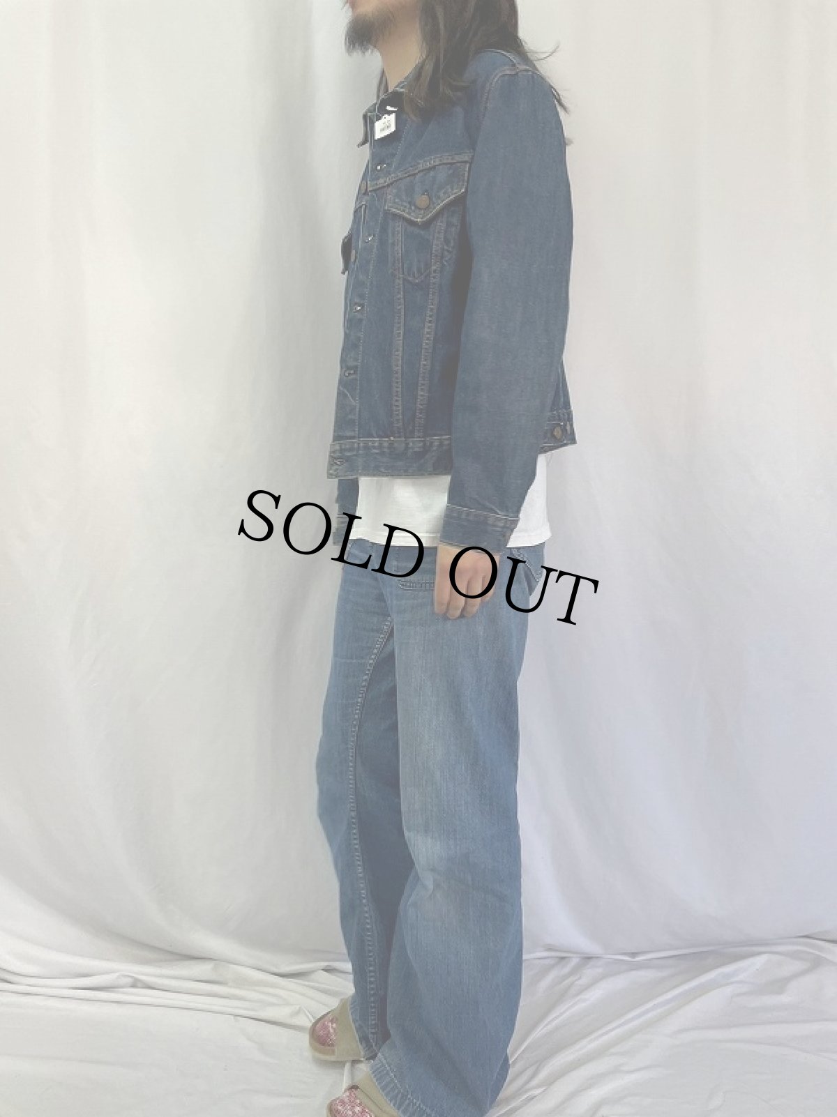 画像3: 60's LEVI'S 70505 BIGE USA製 デニムジャケット (3)
