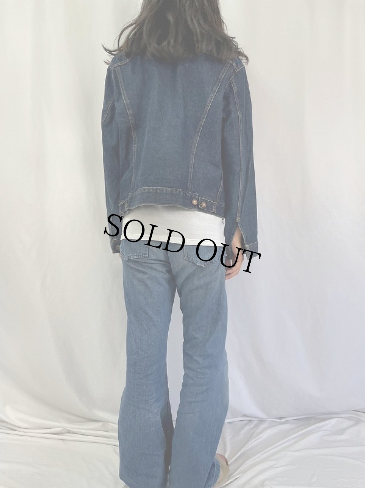 画像4: 60's LEVI'S 70505 BIGE USA製 デニムジャケット (4)