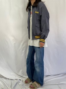 画像3: 90's〜 POLO Ralph Lauren チェーン刺繍 コットンジャケット L (3)