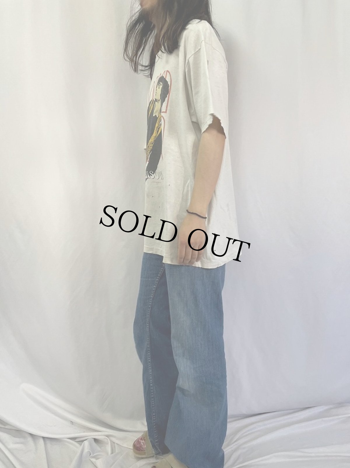 画像3: 80's The Doors "JIM MORRISON" ロックミュージシャンプリントTシャツ (3)